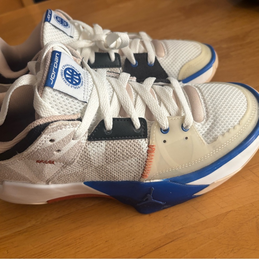 Jordan Kids' White and Black Sneakers